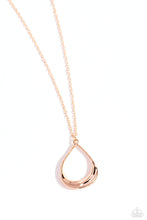 Load image into Gallery viewer, Subtle Season - Rose Gold Necklace by Paparazzi
