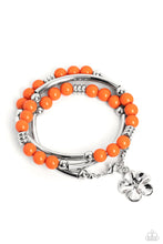 Load image into Gallery viewer, Off the WRAP - Orange Bracelet by Paparazzi
