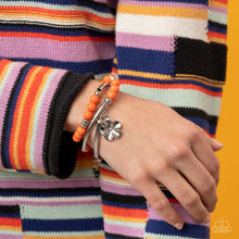 Load image into Gallery viewer, Off the WRAP - Orange Bracelet by Paparazzi
