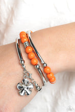 Load image into Gallery viewer, Off the WRAP - Orange Bracelet by Paparazzi
