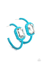 Load image into Gallery viewer, Call Me TRENDY - Blue Earrings by Paparazzi
