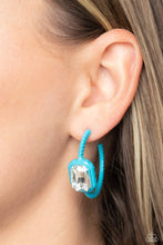 Load image into Gallery viewer, Call Me TRENDY - Blue Earrings by Paparazzi
