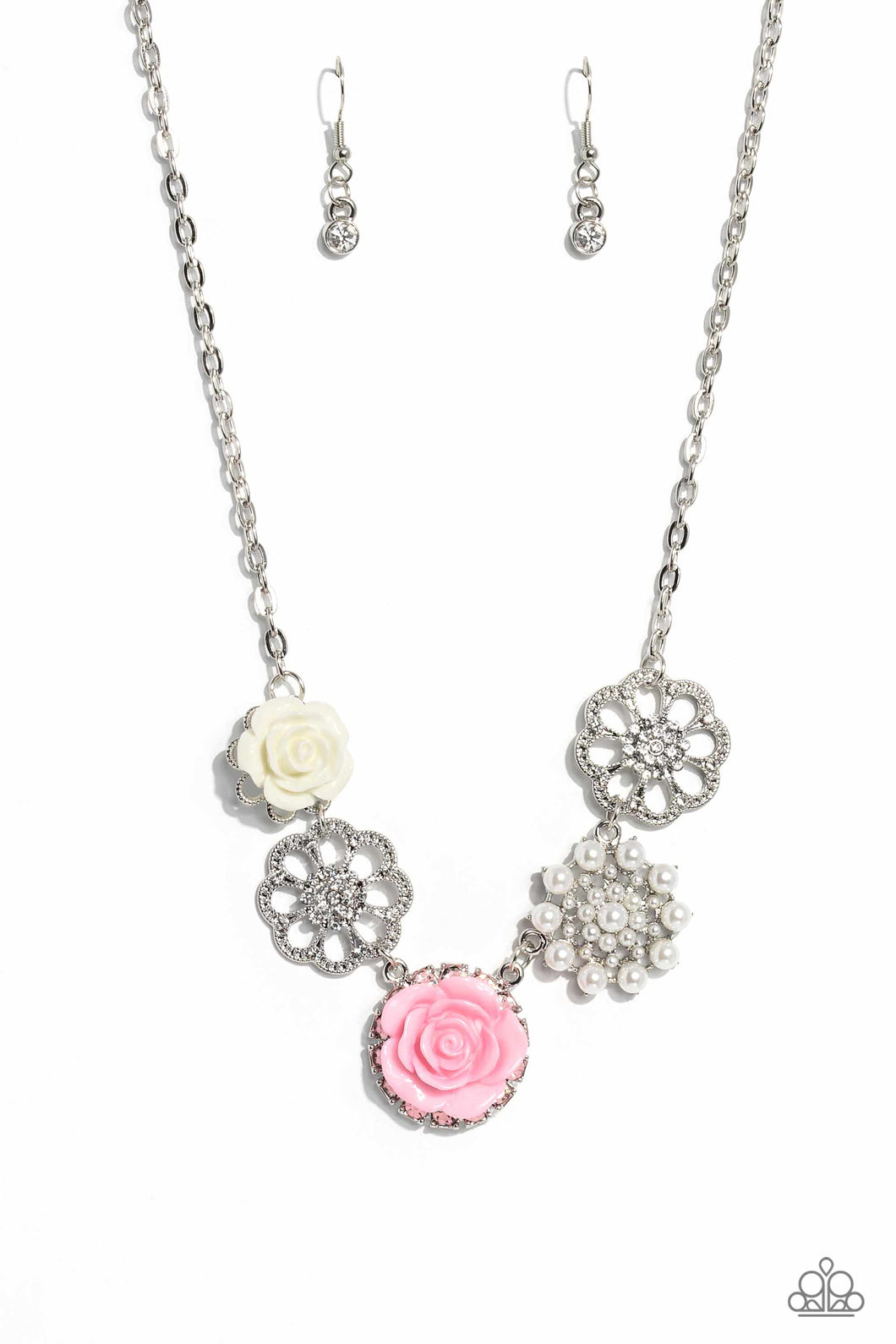 Tea Party Favors - Pink Necklace by Paparazzi