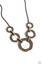 Load image into Gallery viewer, Rounded Redux - Brass Necklace by Paparazzi
