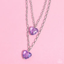 Load image into Gallery viewer, Layered Love - Purple Necklace by Paparazzi
