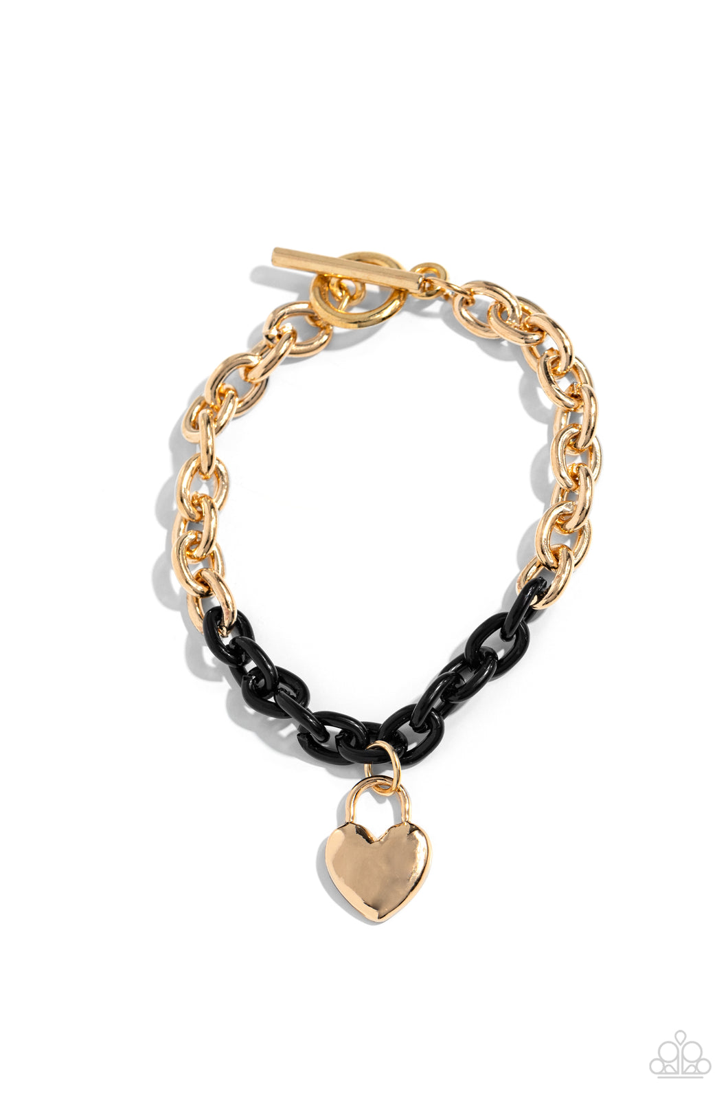 Locked and Loved - Black Bracelet by Paparazzi