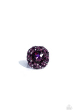 Load image into Gallery viewer, Glistening Grit - Purple  Ring by Paparazzi
