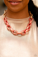 Load image into Gallery viewer, Statement Season - Orange Necklace by Paparazzi
