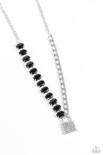 Load image into Gallery viewer, LOCK and Roll - Black Necklace by Paparazzi
