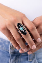 Load image into Gallery viewer, Ethereal Effort - Black Ring by Paparazzi
