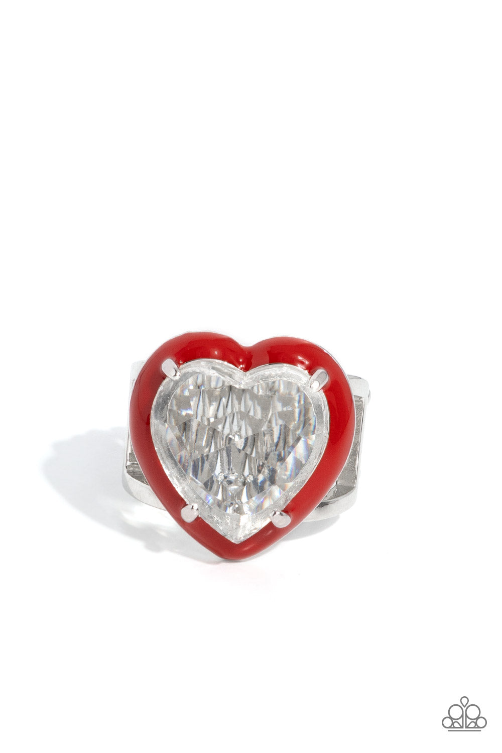 Hallmark Heart - Red Ring by Paparazzi