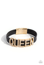 Load image into Gallery viewer, Queen of My Life - Gold Bracelet by Paparazzi Accessories
