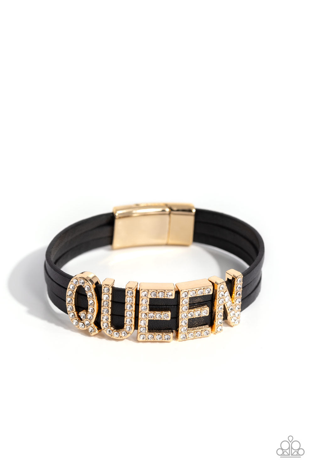 Queen of My Life - Gold Bracelet by Paparazzi Accessories