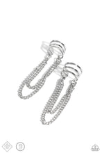 Load image into Gallery viewer, Unlocked Perfection - Silver Ear Cuffs by Paparazzi
