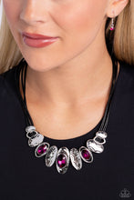 Load image into Gallery viewer, Sliding Splendor - Pink Necklace by Paparazzi
