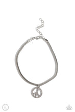 Load image into Gallery viewer, Pampered Peacemaker - White Anklet by Paparazzi Accessories
