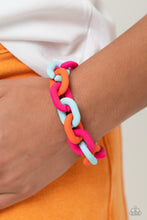 Load image into Gallery viewer, Go the Extra SMILE - Pink Bracelet by Paparazzi Accessories
