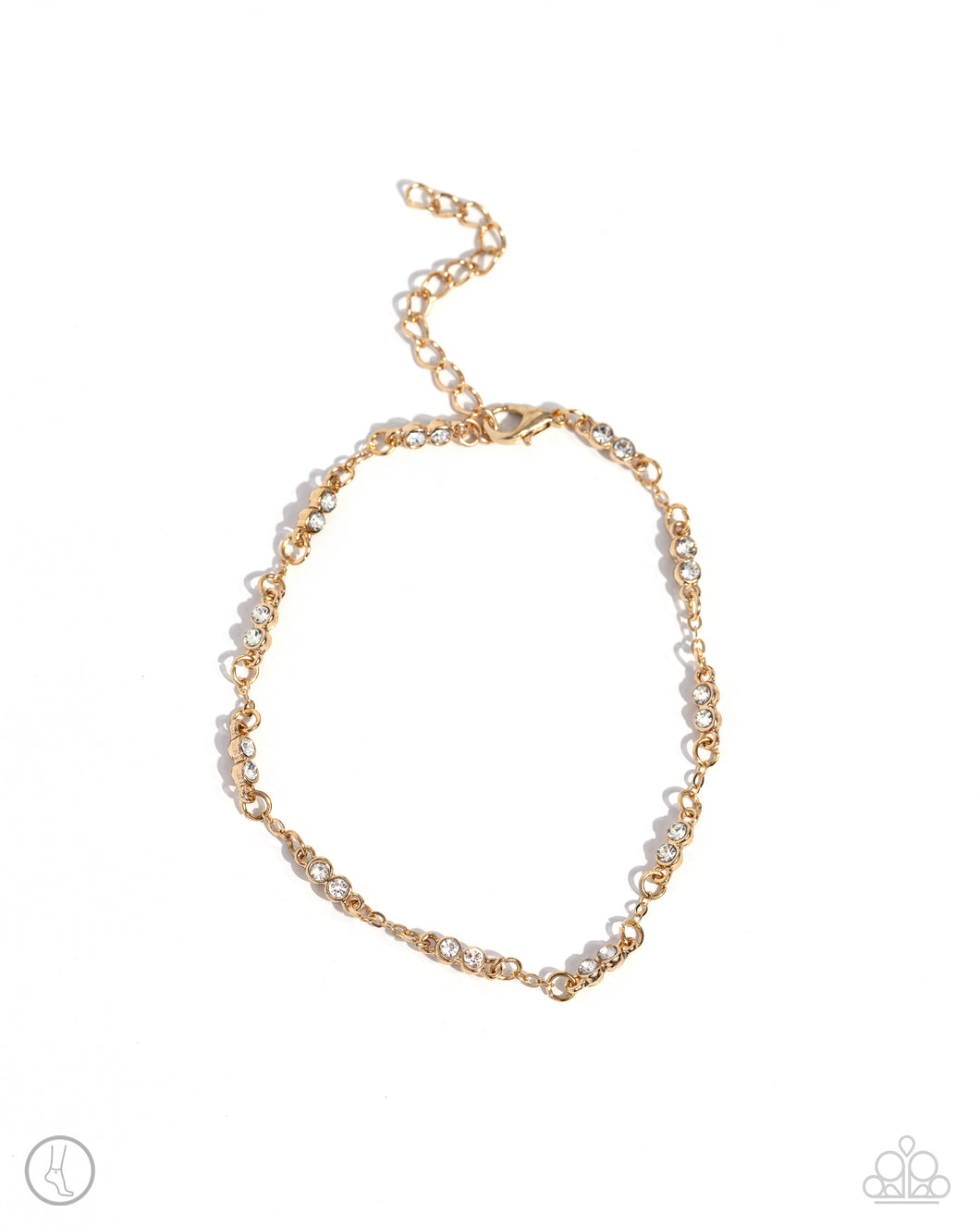 Simple Sass - Gold Anklet by Paparazzi Accessories