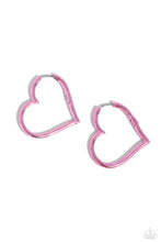 Load image into Gallery viewer, Loving Legend - Pink Earrings by Paparazzi Accessories
