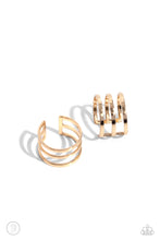 Load image into Gallery viewer, Metro Mashup Ear Cuffs by Paparazzi Accessories
