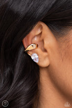 Load image into Gallery viewer, Twisting Teardrop Ear Cuffs by Paparazzi Accessories
