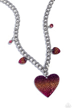 Load image into Gallery viewer, For the Most HEART - Pink Necklace by Paparazzi Accessories
