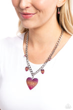 Load image into Gallery viewer, For the Most HEART - Pink Necklace by Paparazzi Accessories
