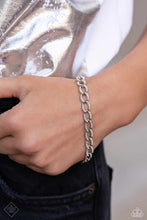 Load image into Gallery viewer, Freethinking Finish - White Bracelet by Paparazzi Accessories
