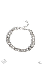 Load image into Gallery viewer, Freethinking Finish - White Bracelet by Paparazzi Accessories
