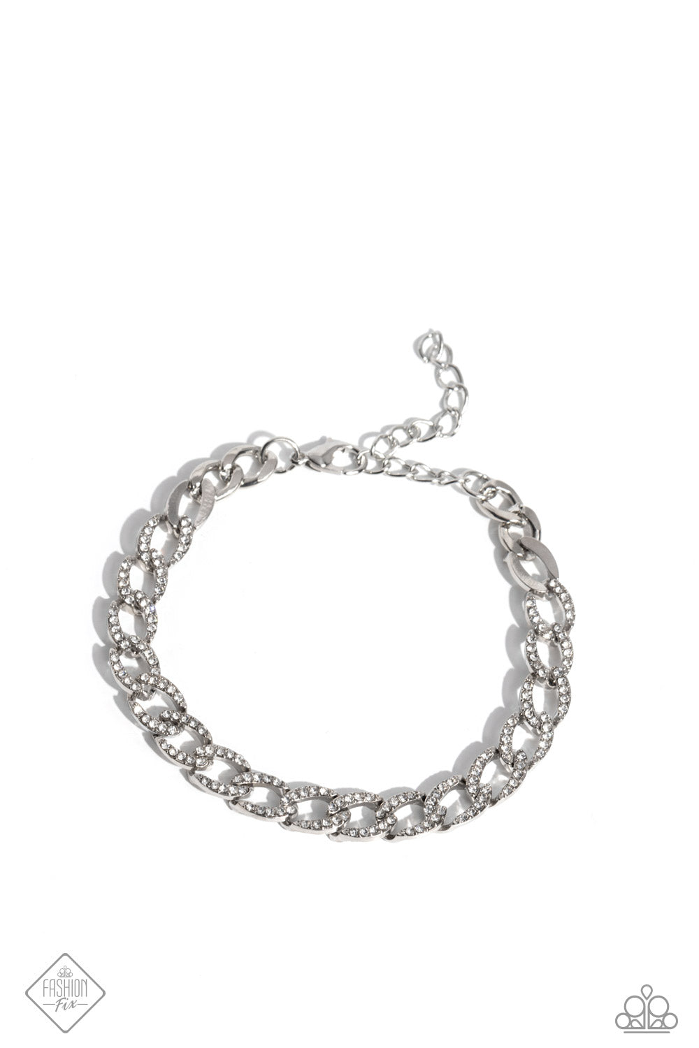 Freethinking Finish - White Bracelet by Paparazzi Accessories