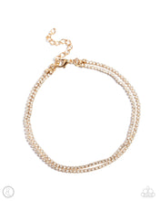 Load image into Gallery viewer, Dainty Declaration - Gold Anklet by Paparazzi Accessories
