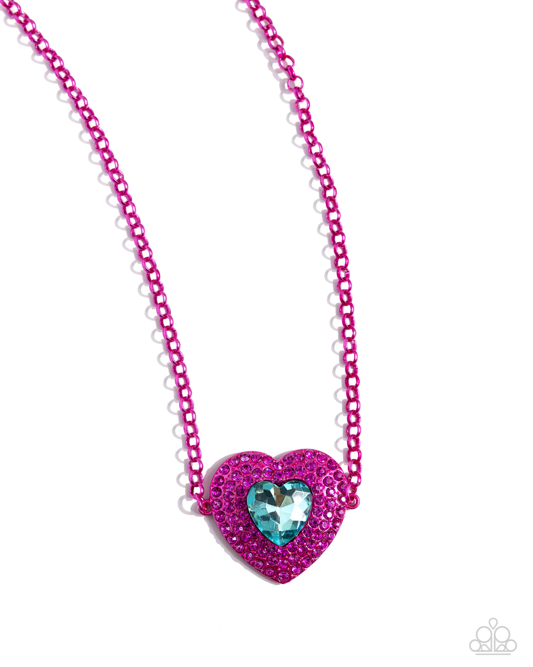 Locket Leisure - Pink Necklace by Paparazzi Accessories