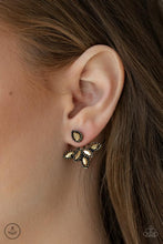 Load image into Gallery viewer, A Force To BEAM Reckoned With - Brass Earrings by Paparazzi
