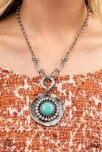 Load image into Gallery viewer, Badlands Treasure Hunt - Blue Necklace by Paparazzi
