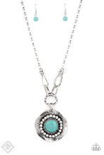 Load image into Gallery viewer, Badlands Treasure Hunt - Blue Necklace by Paparazzi
