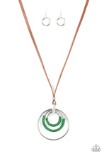 Load image into Gallery viewer, Hypnotic Happenings - Green Necklace by Paparazzi
