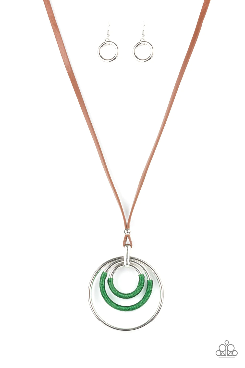 Hypnotic Happenings - Green Necklace by Paparazzi