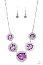 Load image into Gallery viewer, Raw Charisma - Purple Necklace by Paparazzi
