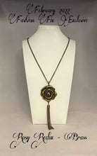 Load image into Gallery viewer, Rosy Redux - Brass Necklace by Paparazzi
