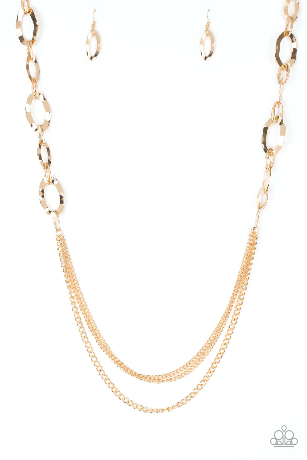 Street Beat - Gold Necklace by Paparazzi