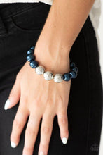 Load image into Gallery viewer, Uptown Talker Set - Blue Necklace by Paparazzi
