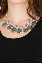 Load image into Gallery viewer, Very Valentine Silver Necklace by Paparazzi
