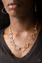 Load image into Gallery viewer, Unbreak My Heart - Rose Gold Necklace by Paparazzi
