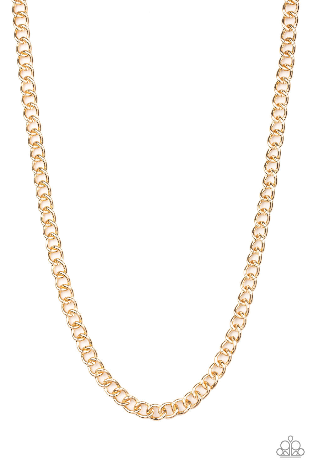 Full Court -Gold Necklace by Paparazzi