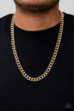 Load image into Gallery viewer, Full Court -Gold Necklace by Paparazzi
